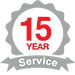 15 سال خدمات پس از فروش