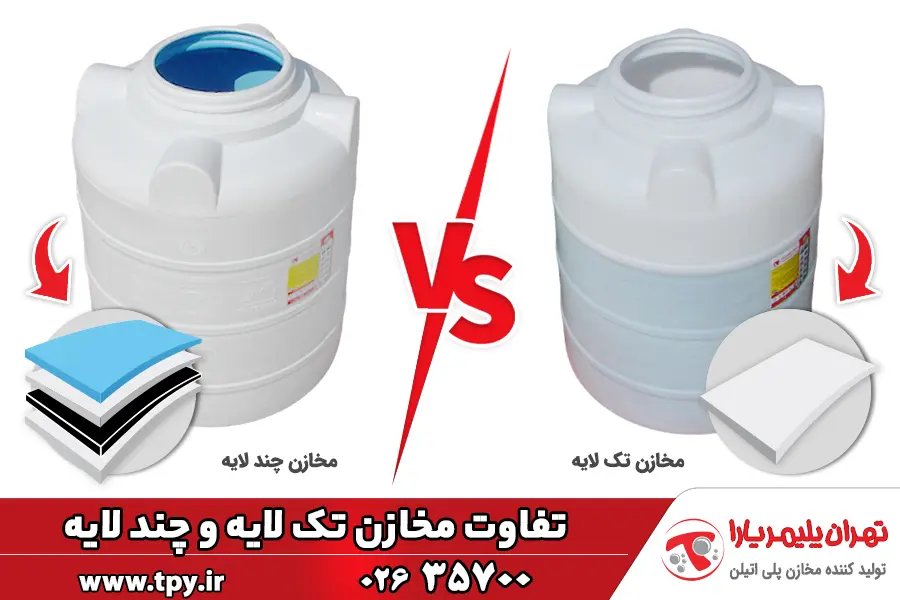 تفاوت مخزن های تک لایه و چند لایه (سه و چهار لایه)