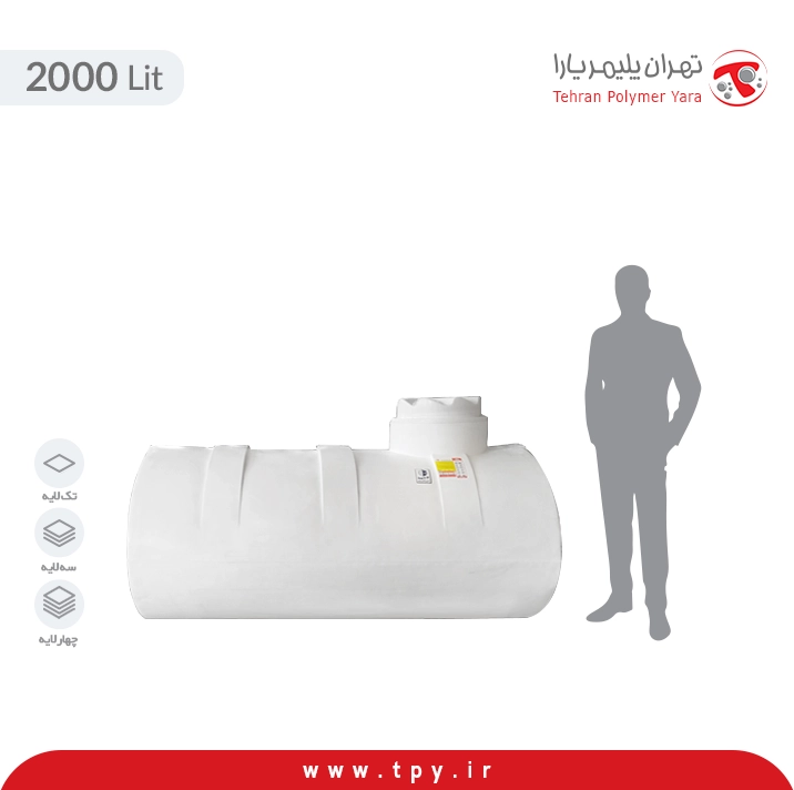مخزن 2000 لیتری سمپاش گرد