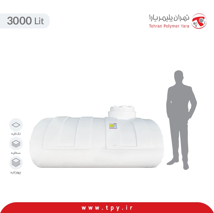 مخزن سمپاش 3000 لیتری پلاستیکی