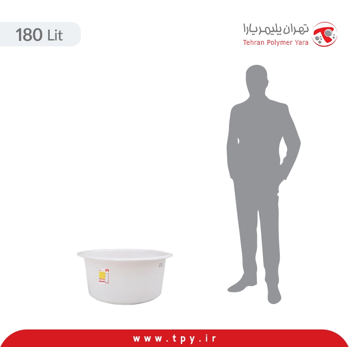 وان 180 لیتری گرد استوانه پلاستیکی ...
