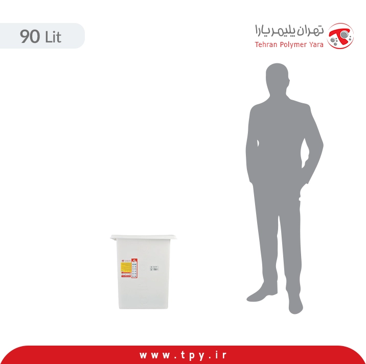 وان 90 لیتری مستطیلی پلی اتیلن ...