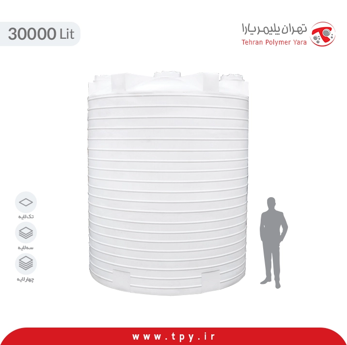 تانکر ذخیره 30000 لیتری عمودی ...