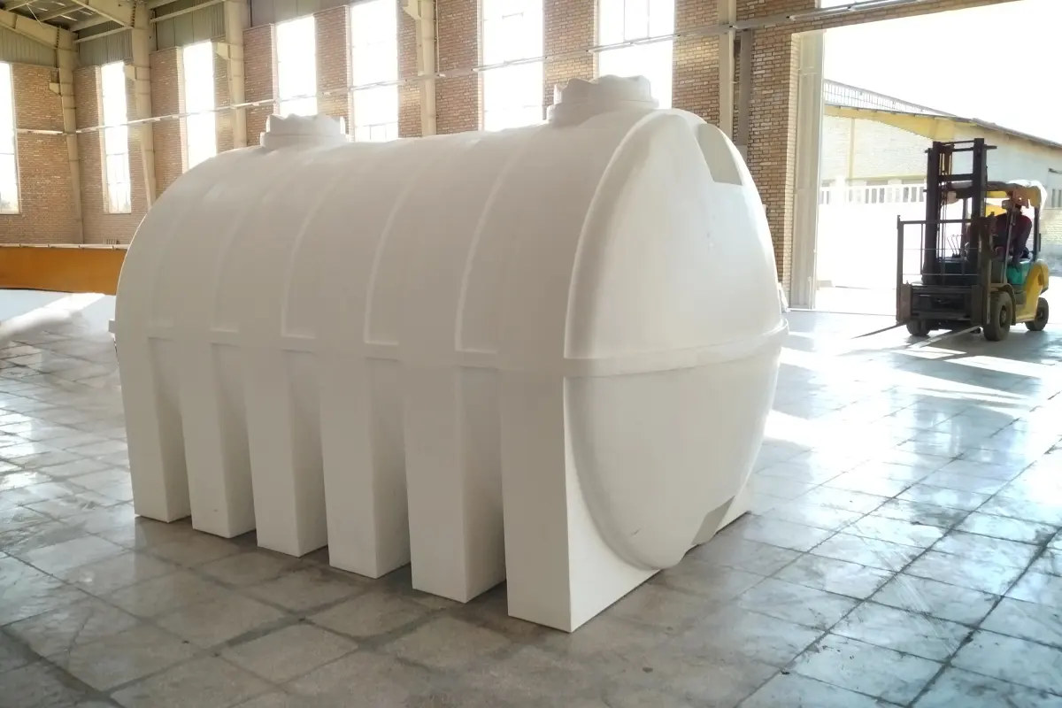 مخزن پلی اتیلن افقی