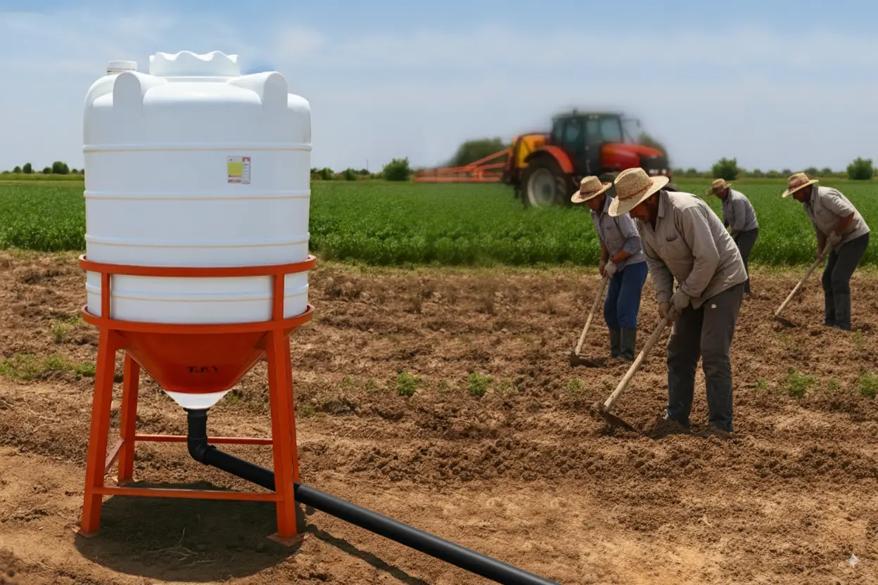 کاربرد مخزن قیفی