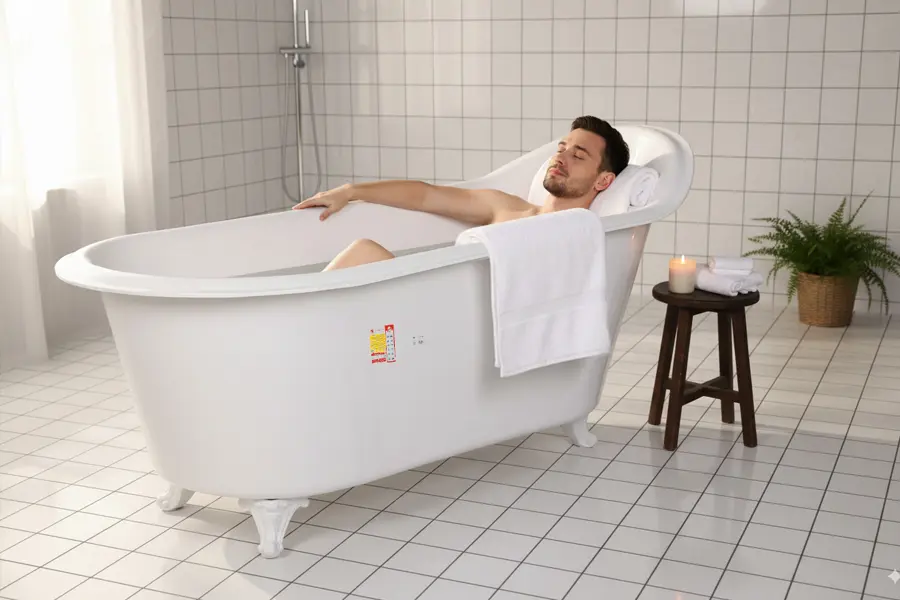 وان حمام پلاستیکی