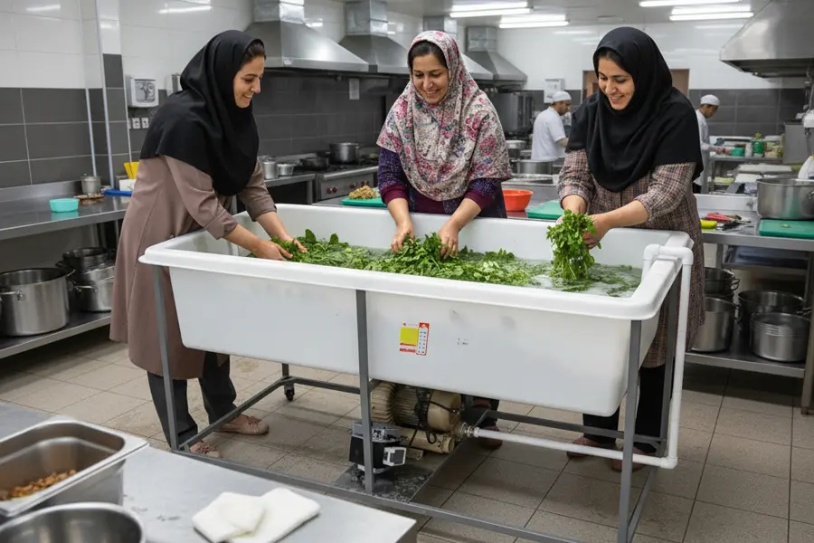 وان مستطیلی پلاستیکی