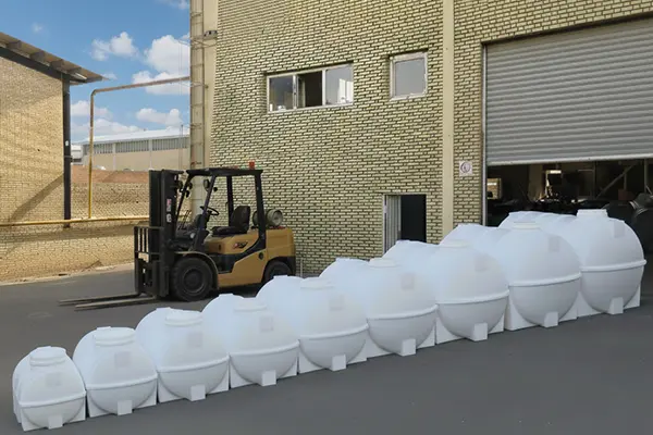 مخزن افقی پلی اتیلن