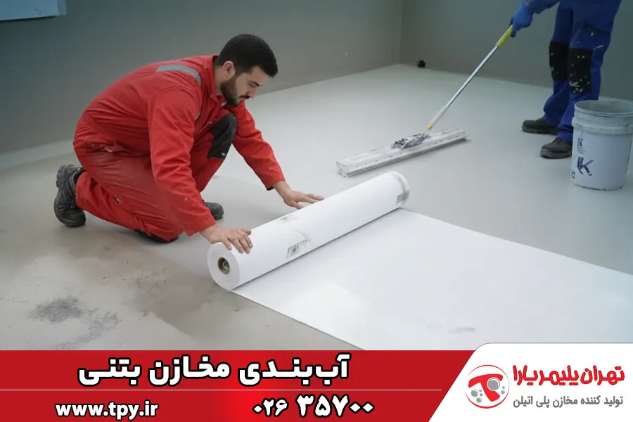 آب بندی مخزن بتنی