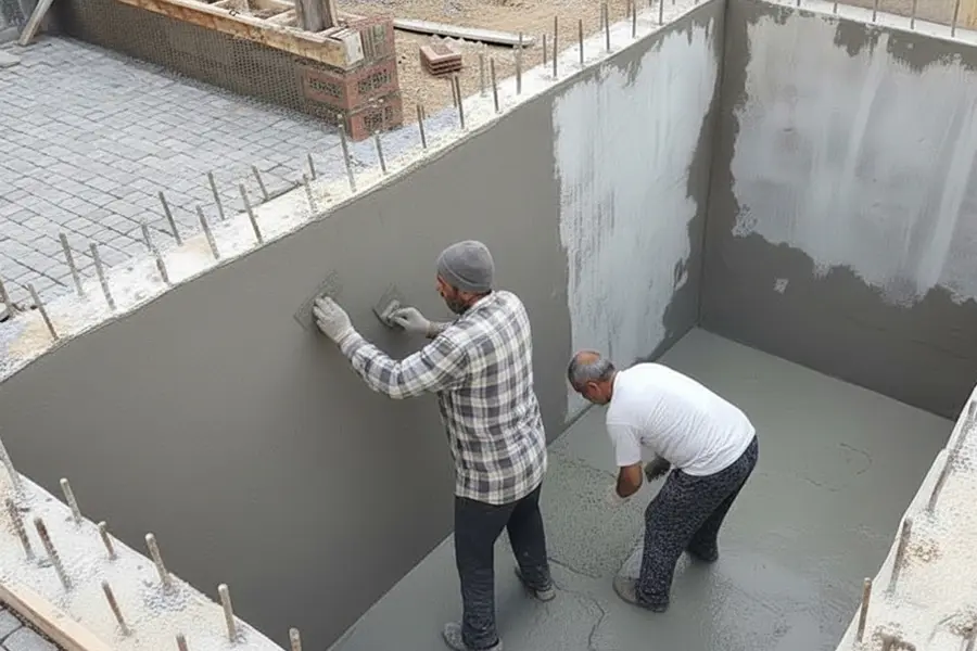 آب بندی مخزن بتنی