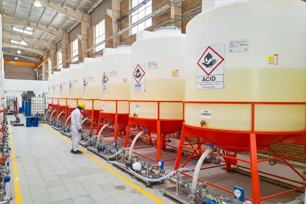 مخزن اسید پلی اتیلن