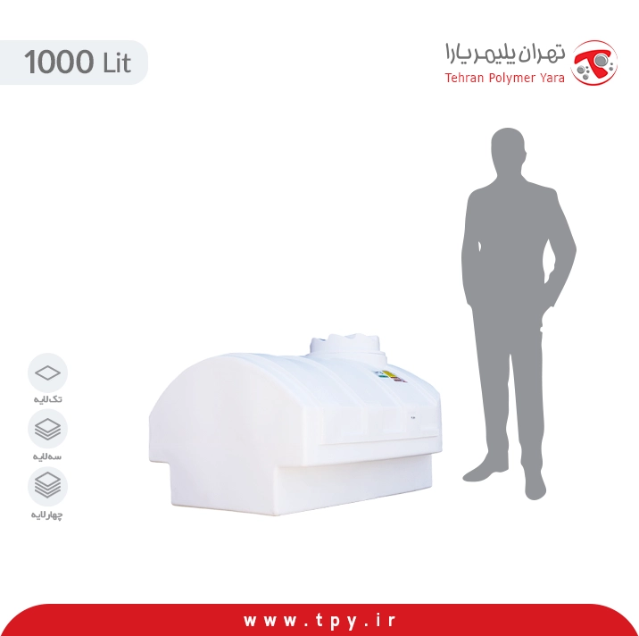 مخزن 1000 لیتری پشت وانتی