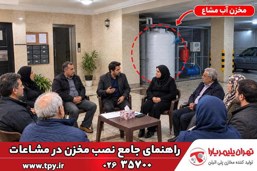 قوانین مخزن آب در مشاعات ساختمان